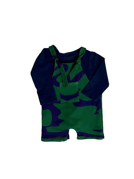 Amazônia Baby Blue Dungarees