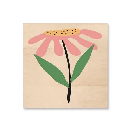 Quadro de Madeira Flor - MooMoo por um mundo melhor!