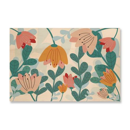 Quadro de Madeira Painel Flores - MooMoo por um mundo melhor!