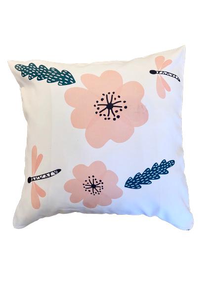 Almofada quadrada libélula - MooMoo por um mundo melhor!