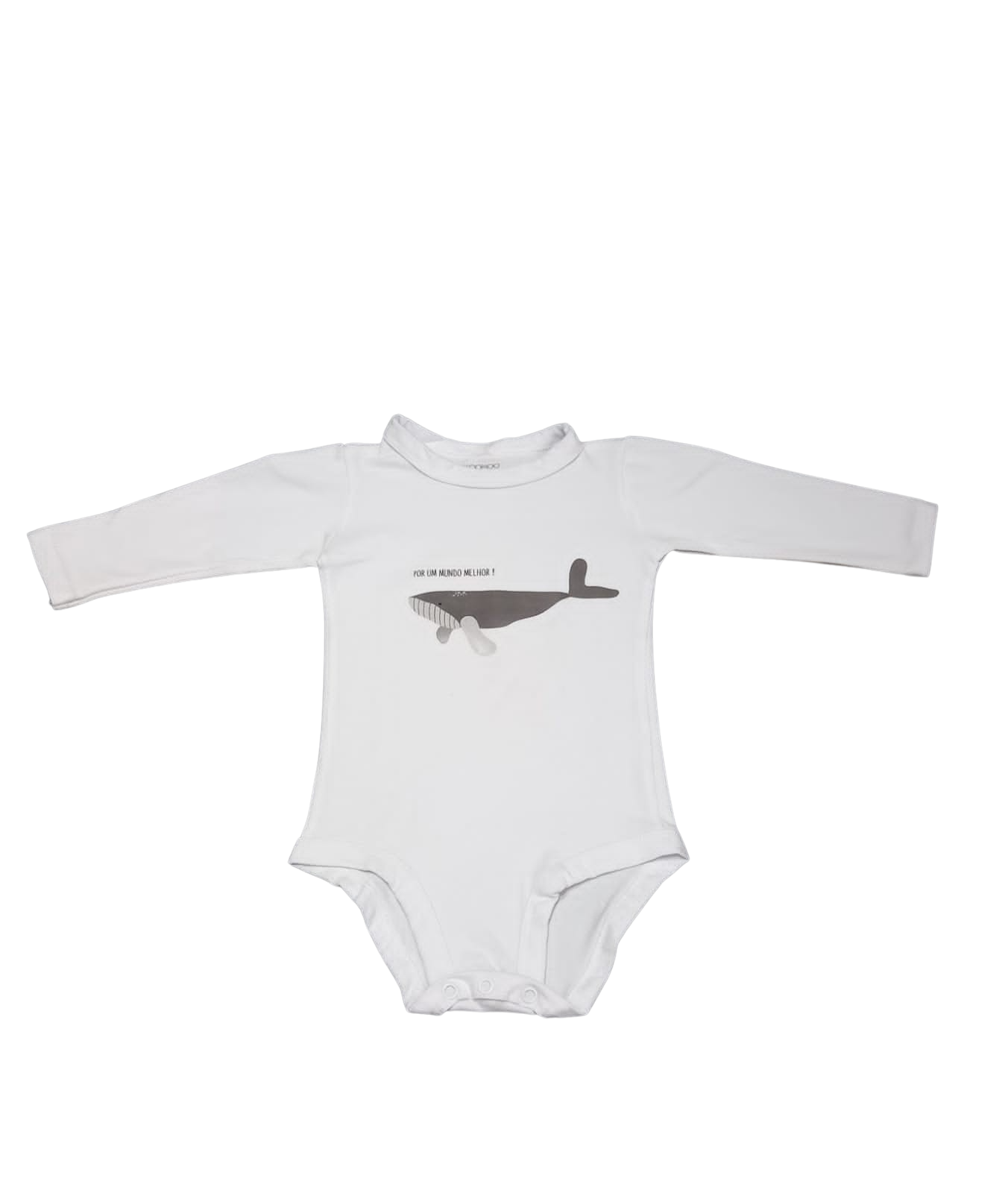 Localized Whale Print Bodysuit
