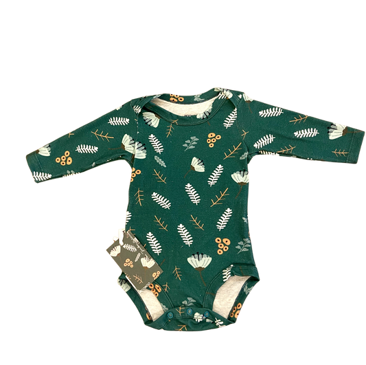 Body Manga Longa Botânica - MooMoo por um mundo melhor!