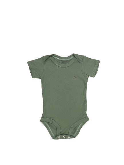 Body Verde Estampa Localizada Gaivota