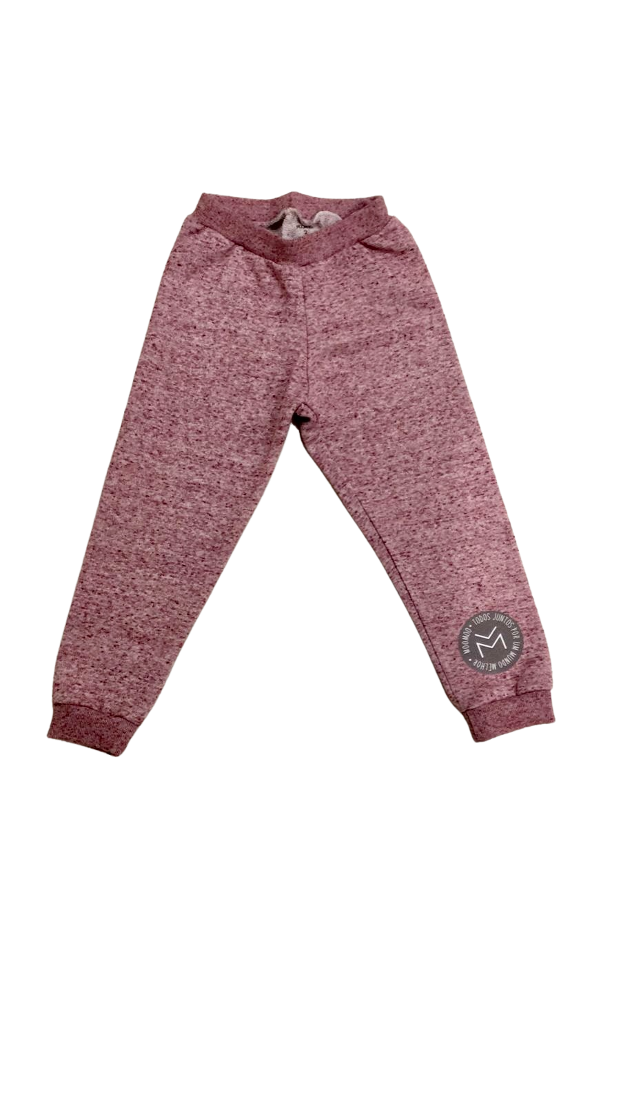 Burgundy Mixed Sweatpants