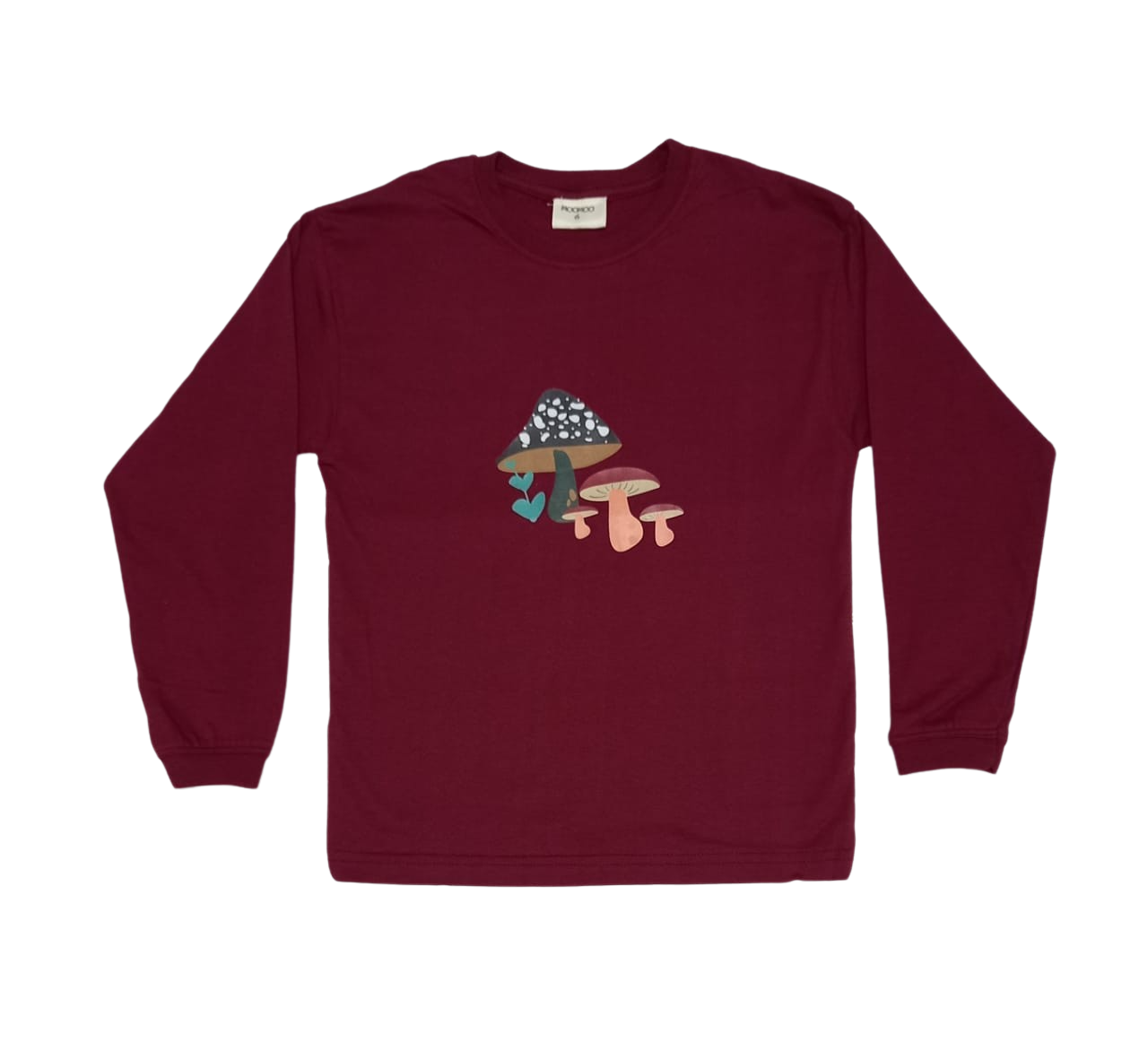 Camiseta Manga Longa Cogumelo