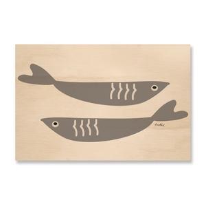 Quadro de Madeira - Sardinhas3060 - MooMoo por um mundo melhor!