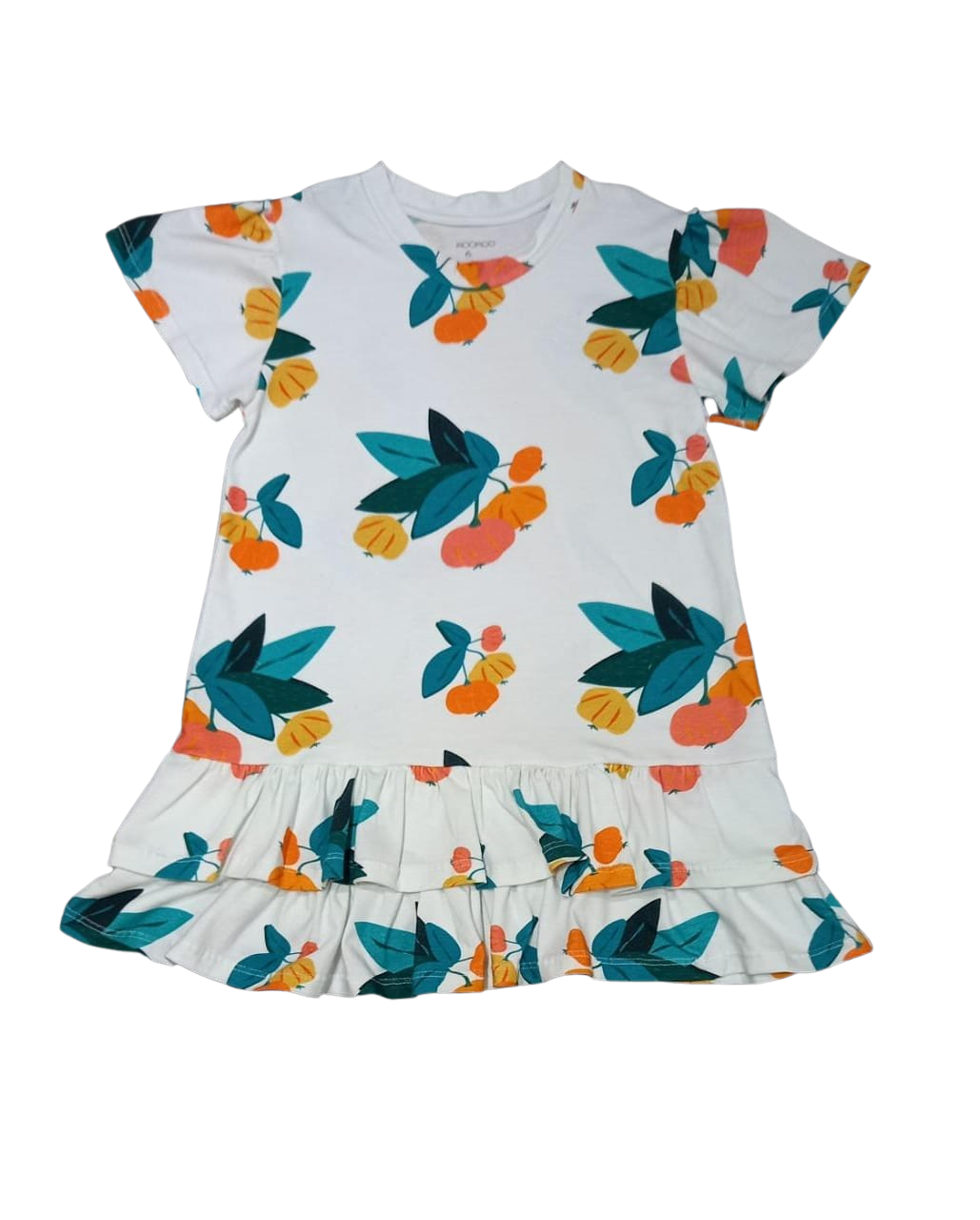 Vestido 2 Babados Pitanga