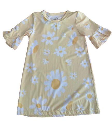 Vestido Midi Camomila Amarelo