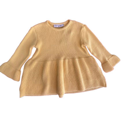 Blusa Tricot Amarela