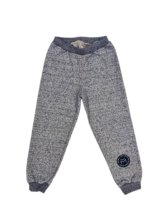 Calça Moletom Azul Mescla