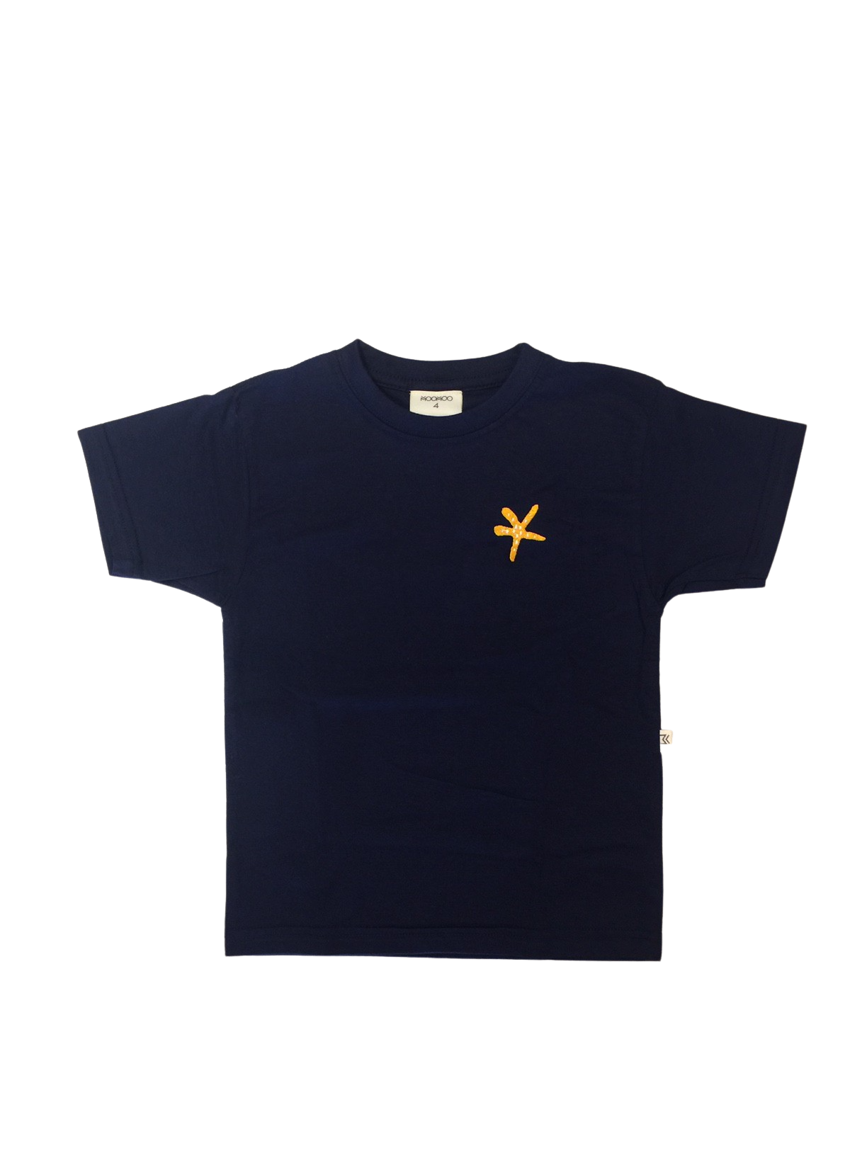Camiseta Azul Estrela Amarela