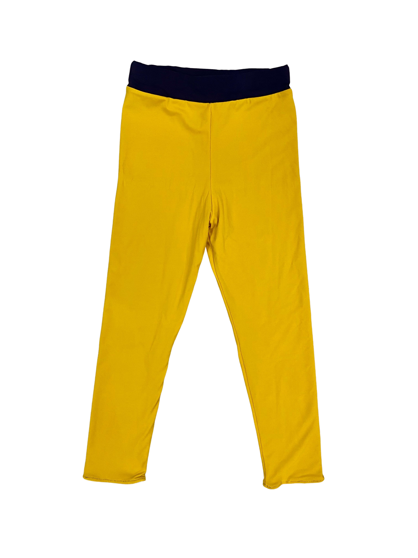 Legging Bicolor Azul Amarelo