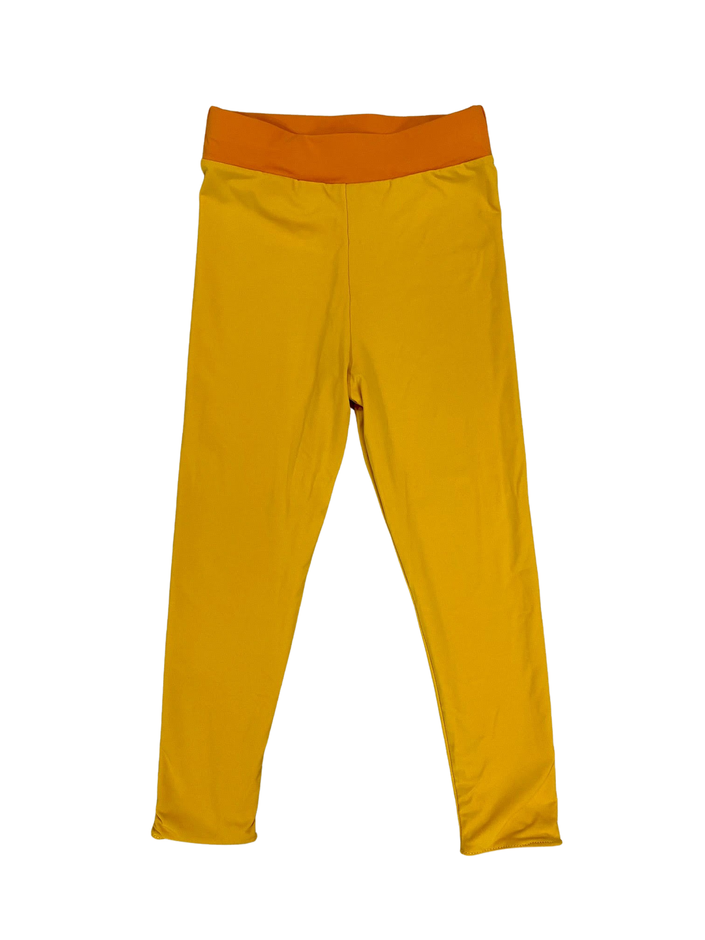 Legging Bicolor Laranja Amarela